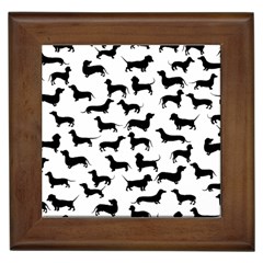 Dachshunds! Framed Tile by ZeeBee