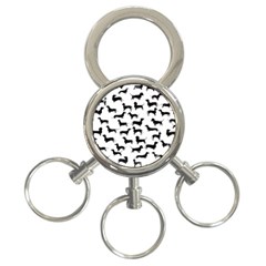 Dachshunds! 3-ring Key Chain by ZeeBee