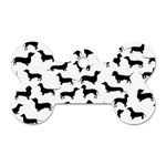 Dachshunds! Dog Tag Bone (Two Sides) Front