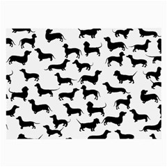 Dachshunds! Large Glasses Cloth (2 Sides) by ZeeBee