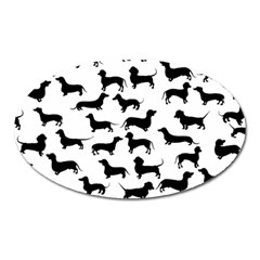 Dachshunds! Oval Magnet by ZeeBee