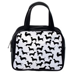 Dachshunds! Classic Handbag (one Side) by ZeeBee