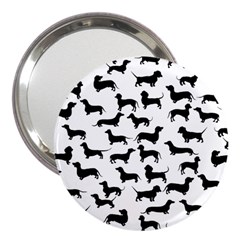 Dachshunds! 3  Handbag Mirrors by ZeeBee