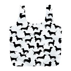 Dachshunds! Full Print Recycle Bag (l) by ZeeBee