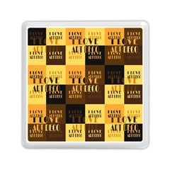 I Love Art Deco Typographic Motif Collage Print Memory Card Reader (square) by dflcprintsclothing