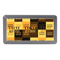 I Love Art Deco Typographic Motif Collage Print Memory Card Reader (mini) by dflcprintsclothing