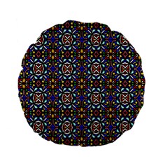 Abstract-s-2 Standard 15  Premium Flano Round Cushions by ArtworkByPatrick