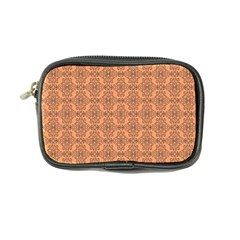 Timeless   Black & Cantaloupe Orange Coin Purse