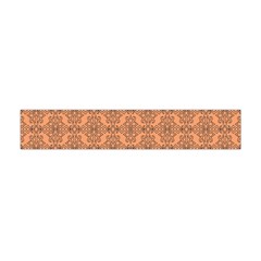 Timeless   Black & Cantaloupe Orange Flano Scarf (Mini)