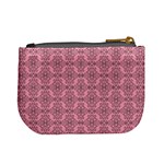 Timeless - Black & Flamingo Pink Mini Coin Purse Back