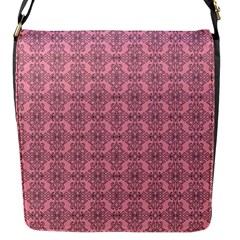 Timeless - Black & Flamingo Pink Flap Closure Messenger Bag (s) by FashionBoulevard