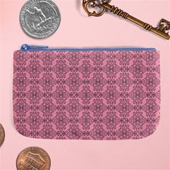 Timeless - Black & Flamingo Pink Large Coin Purse by FashionBoulevard