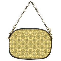 Timeless - Black & Mellow Yellow Chain Purse (one Side) by FashionBoulevard