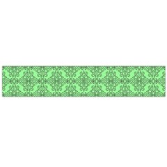 Timeless - Black & Mint Green Large Flano Scarf 