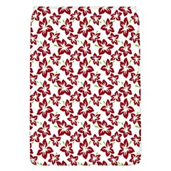 Cute Flowers - Carmine Red White Removable Flap Cover (l) by FashionBoulevard