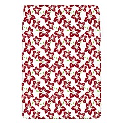 Cute Flowers - Carmine Red White Removable Flap Cover (s) by FashionBoulevard