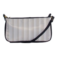 Nice Stripes - Abalone Grey Shoulder Clutch Bag