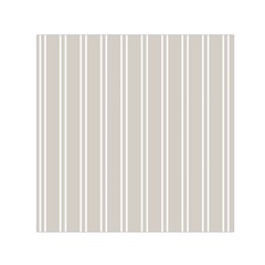 Nice Stripes - Abalone Grey Small Satin Scarf (Square)