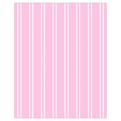 Nice Stripes - Blush Pink Drawstring Bag (small) by FashionBoulevard