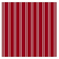 Nice Stripes - Carmine Red Large Satin Scarf (square) by FashionBoulevard