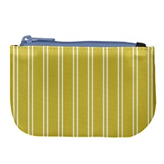 Nice Stripes - Ceylon Yellow Large Coin Purse by FashionBoulevard