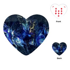 Somewhere In Space Playing Cards Single Design (heart) by CKArtCreations