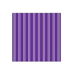 Nice Stripes - Imperial Purple Satin Bandana Scarf by FashionBoulevard