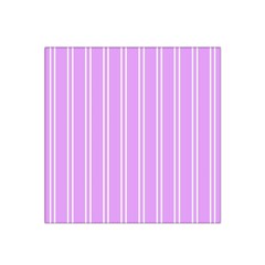 Nice Stripes - Lavender Purple Satin Bandana Scarf by FashionBoulevard