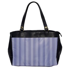 Nice Stripes - Silver Grey Oversize Office Handbag by FashionBoulevard