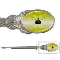 Birds And Sunshine With A Big Bottle Peace And Love Letter Opener by pepitasart