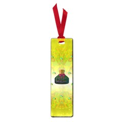 Birds And Sunshine With A Big Bottle Peace And Love Small Book Marks by pepitasart