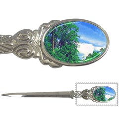 Drawing Of A Summer Day Letter Opener by Fractalsandkaleidoscopes