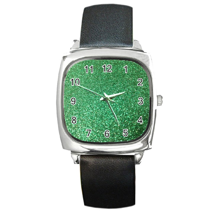 Sparkling Irish cream Square Metal Watch