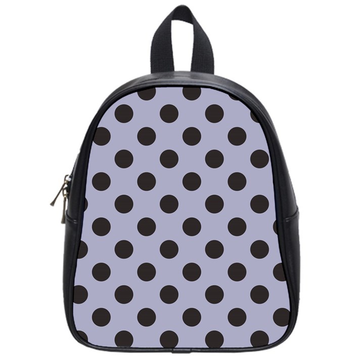 Silver Grey Black School Bag (Small)