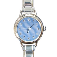 Wavy Cloudspa110232 Round Italian Charm Watch by GiftsbyNature