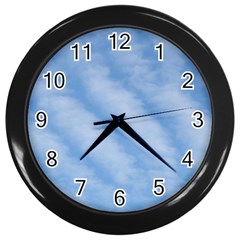 Wavy Cloudspa110232 Wall Clock (black)