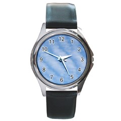 Wavy Cloudspa110232 Round Metal Watch by GiftsbyNature