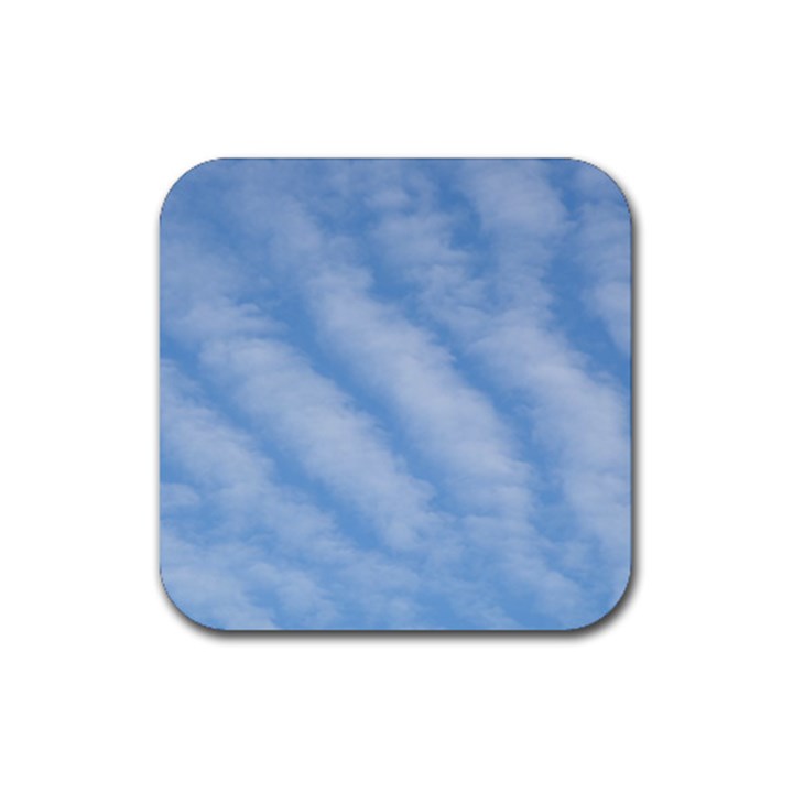 Wavy Cloudspa110232 Rubber Coaster (Square) 