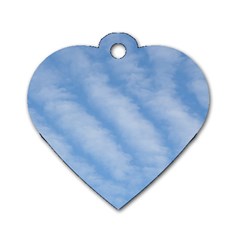 Wavy Cloudspa110232 Dog Tag Heart (two Sides) by GiftsbyNature