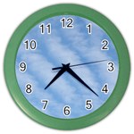 Wavy Cloudspa110232 Color Wall Clock Front