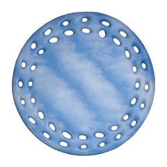 Wavy Cloudspa110232 Ornament (round Filigree)