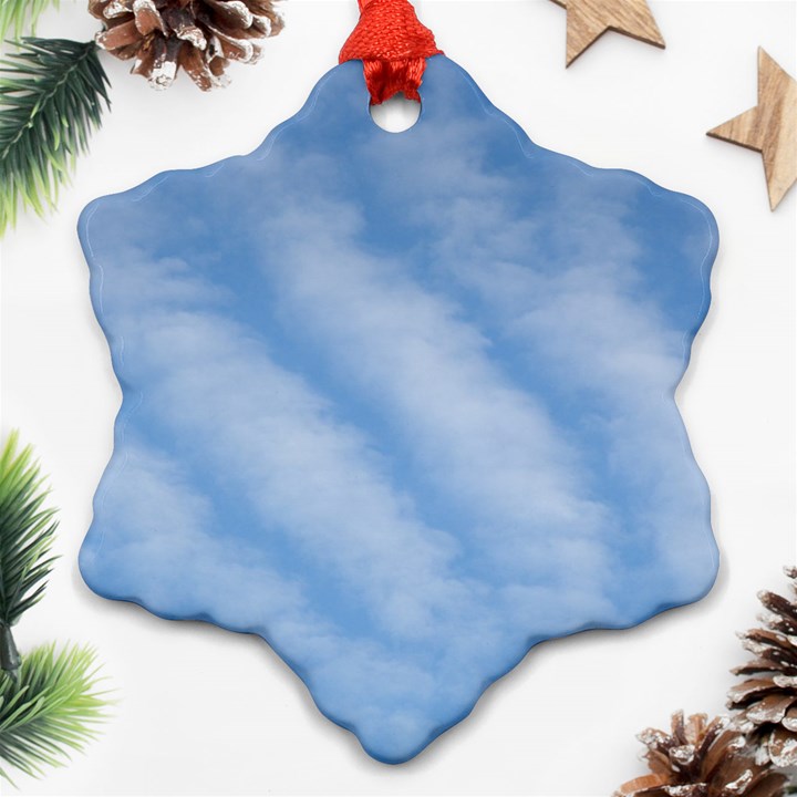 Wavy Cloudspa110232 Ornament (Snowflake)