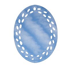 Wavy Cloudspa110232 Oval Filigree Ornament (two Sides) by GiftsbyNature