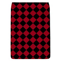 Block Fiesta Black And Carmine Red  Removable Flap Cover (s) by FashionBoulevard