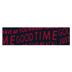 Motivational Phrase Motif Typographic Collage Pattern Satin Scarf (oblong) by dflcprintsclothing