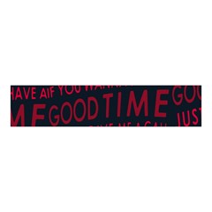 Motivational Phrase Motif Typographic Collage Pattern Velvet Scrunchie