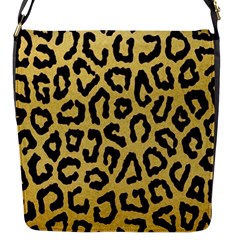 Ghepard Gold Flap Closure Messenger Bag (s)