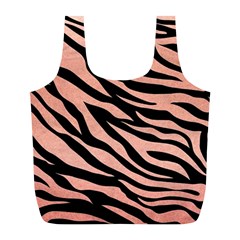 Tiger Rose Gold Full Print Recycle Bag (l)