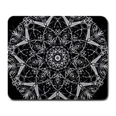 Black And White Pattern Large Mousepads by Sobalvarro