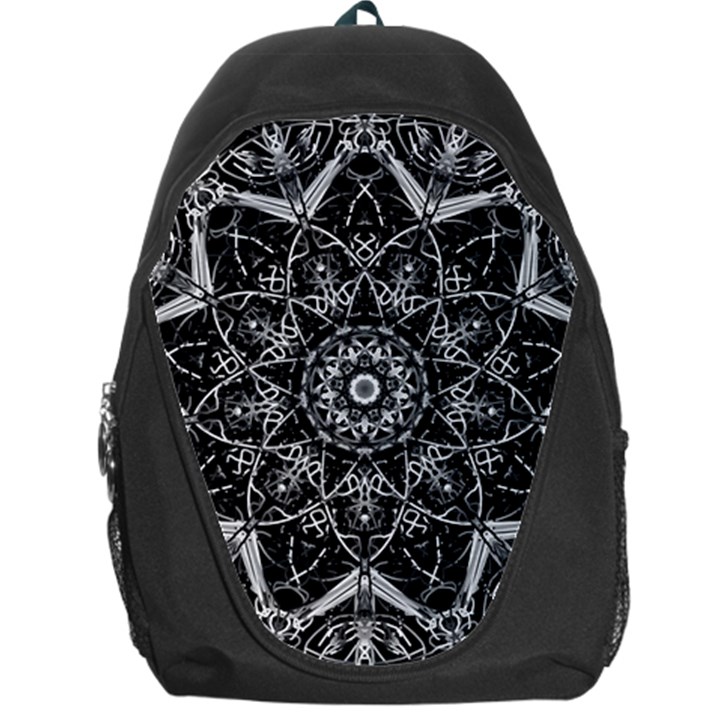 Black And White Pattern Backpack Bag